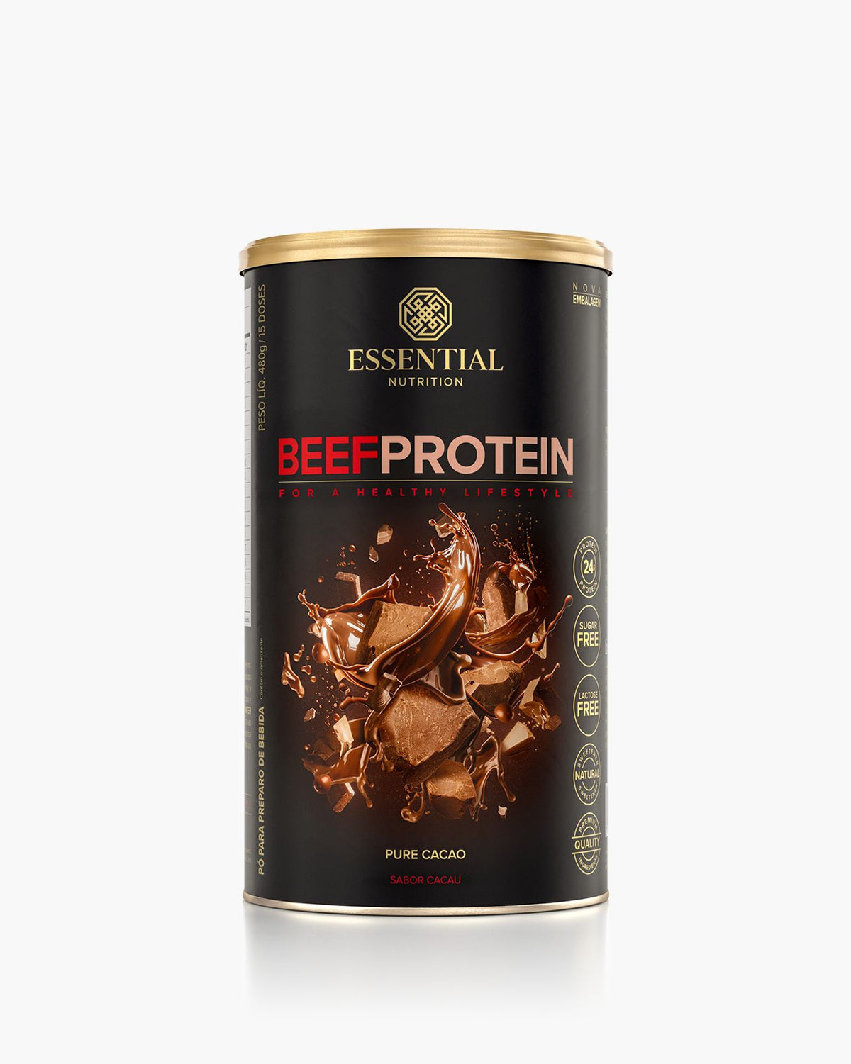 Beef Protein Cacao Lata | 15 doses