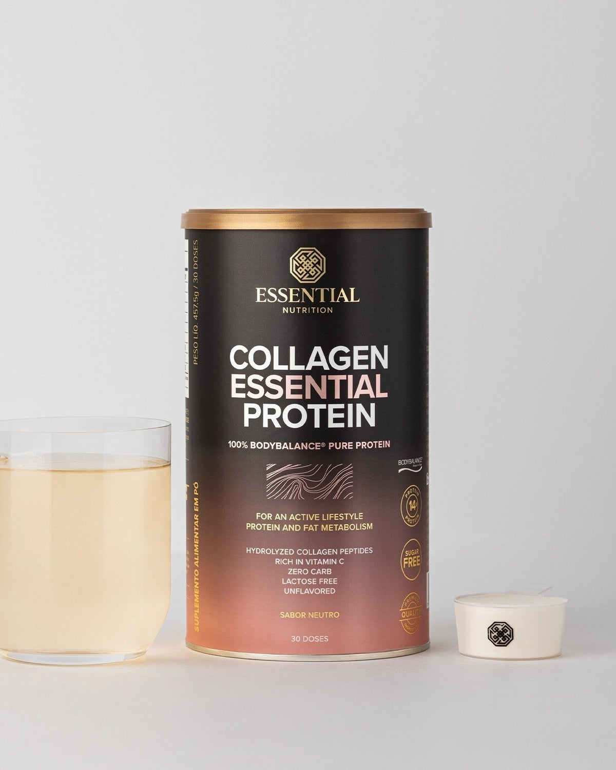 Collagen Essential Protein Neutro Lata 457,5g | 30 doses